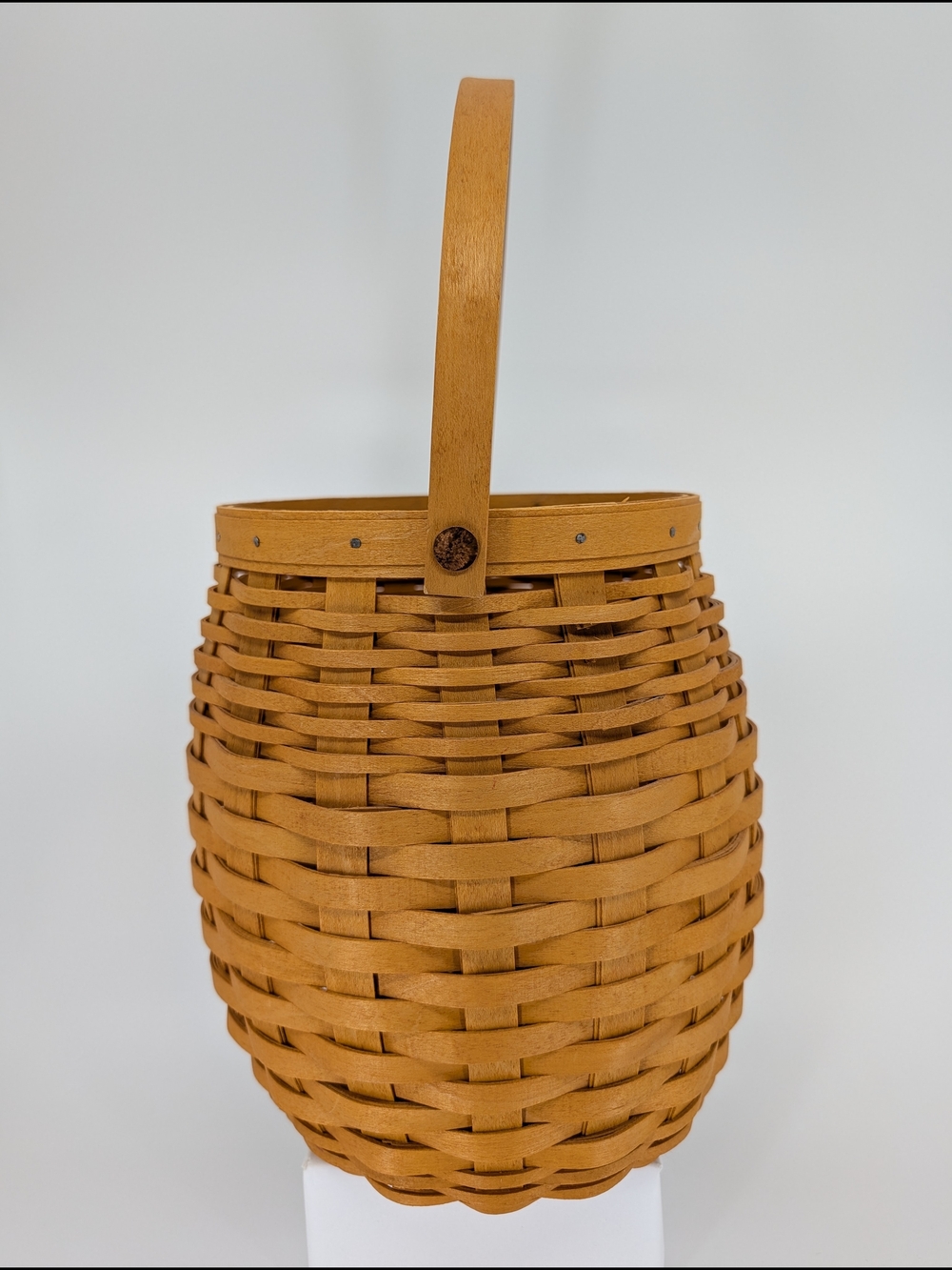 Longaberger October Fields Basket/Candy Corn Liner/Jack-o'-lantern Lid/Protector - Picture 6 of 9